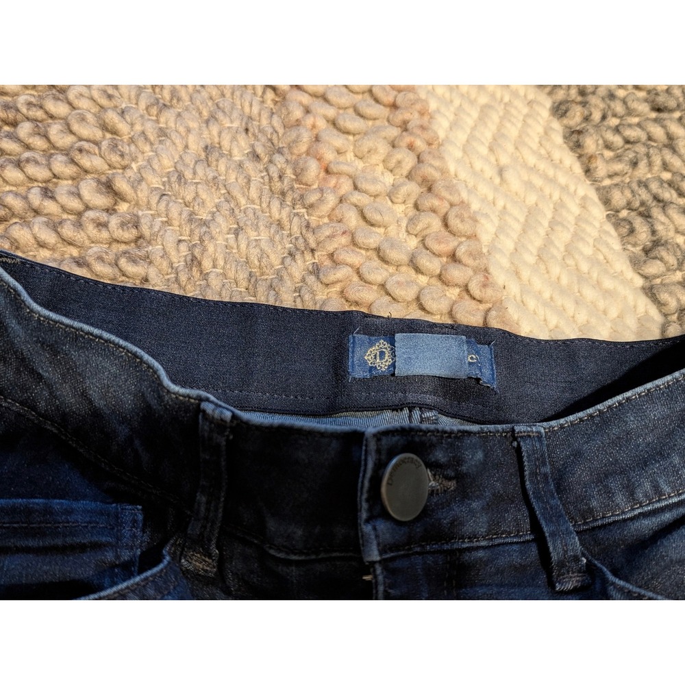 Democracy Ab solution Bootcut Jeans Dark Wash Indigo size 8 petite - Picture 7 of 11